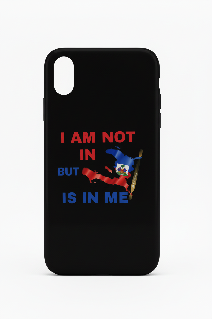 Black Haiti Pride Phone Case