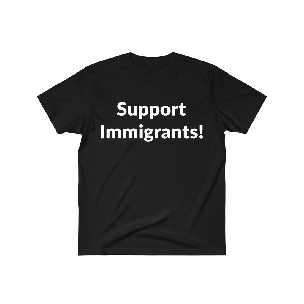 Black Support Immigrants T-Shirt