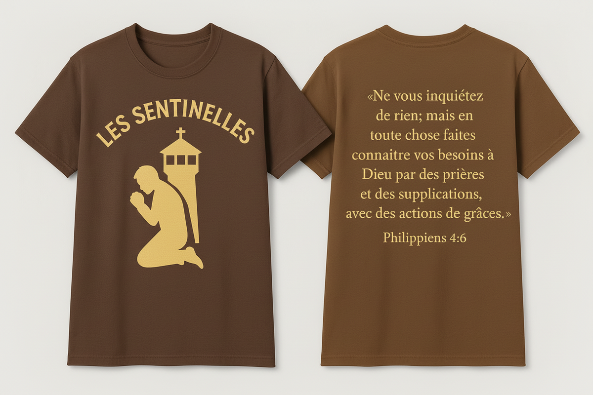 Les Sentinelles - Gold Wordings T-Shirt