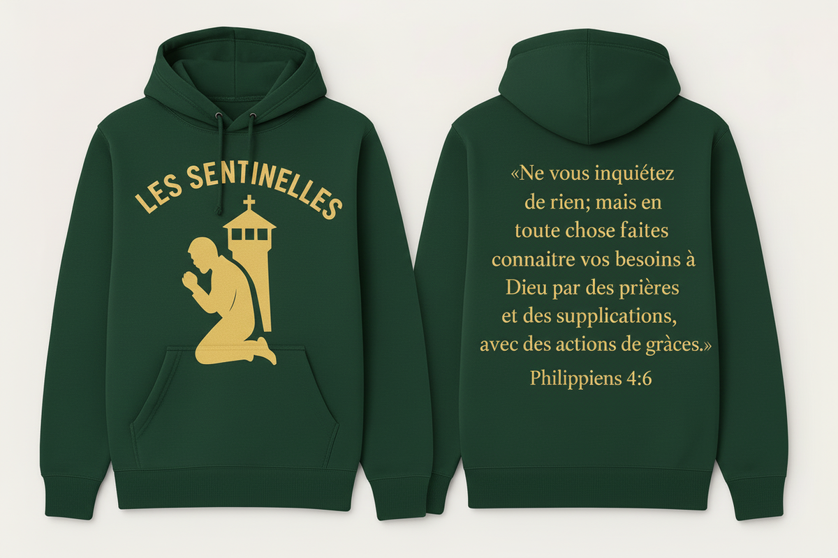 Forest Green Les Sentinelles Hoodie - Updated