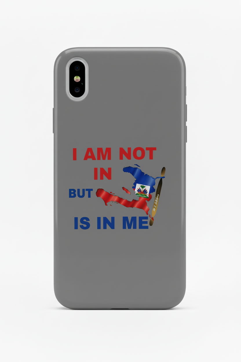 Gray Haiti Pride Phone Case