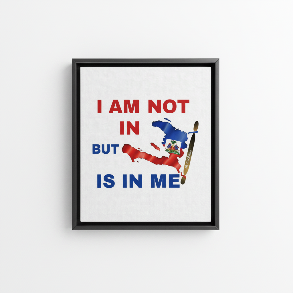 Haiti pride wall art