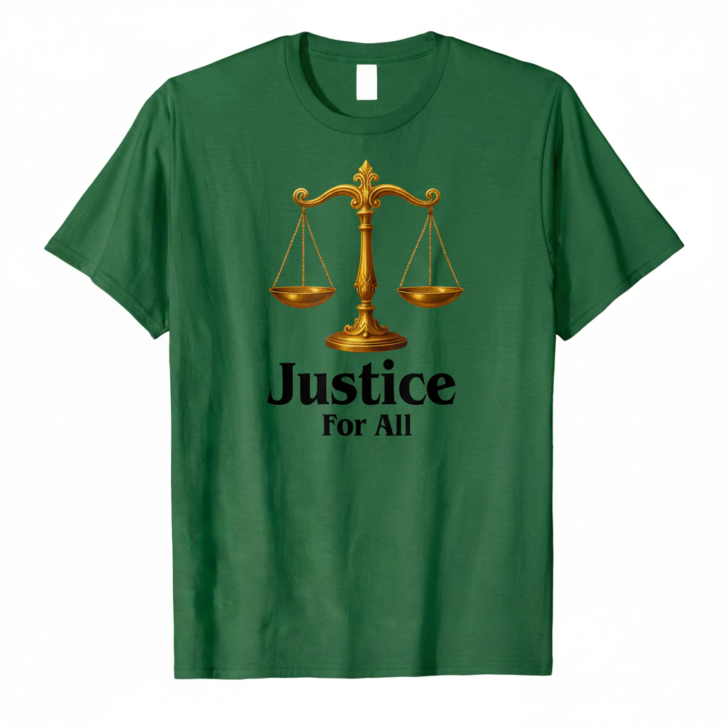 Justice for All Green T-Shirt