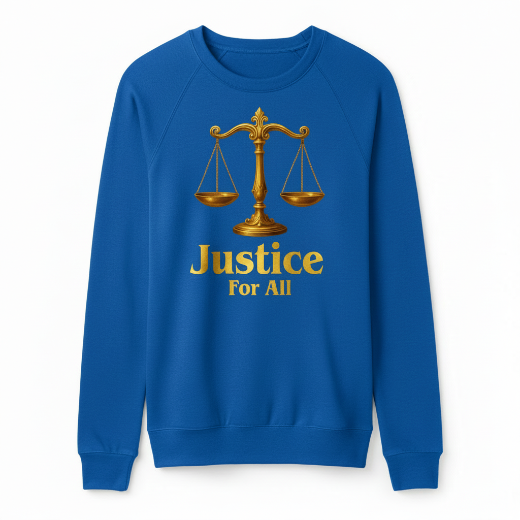 Justice for All Royal Blue Sweatshirt