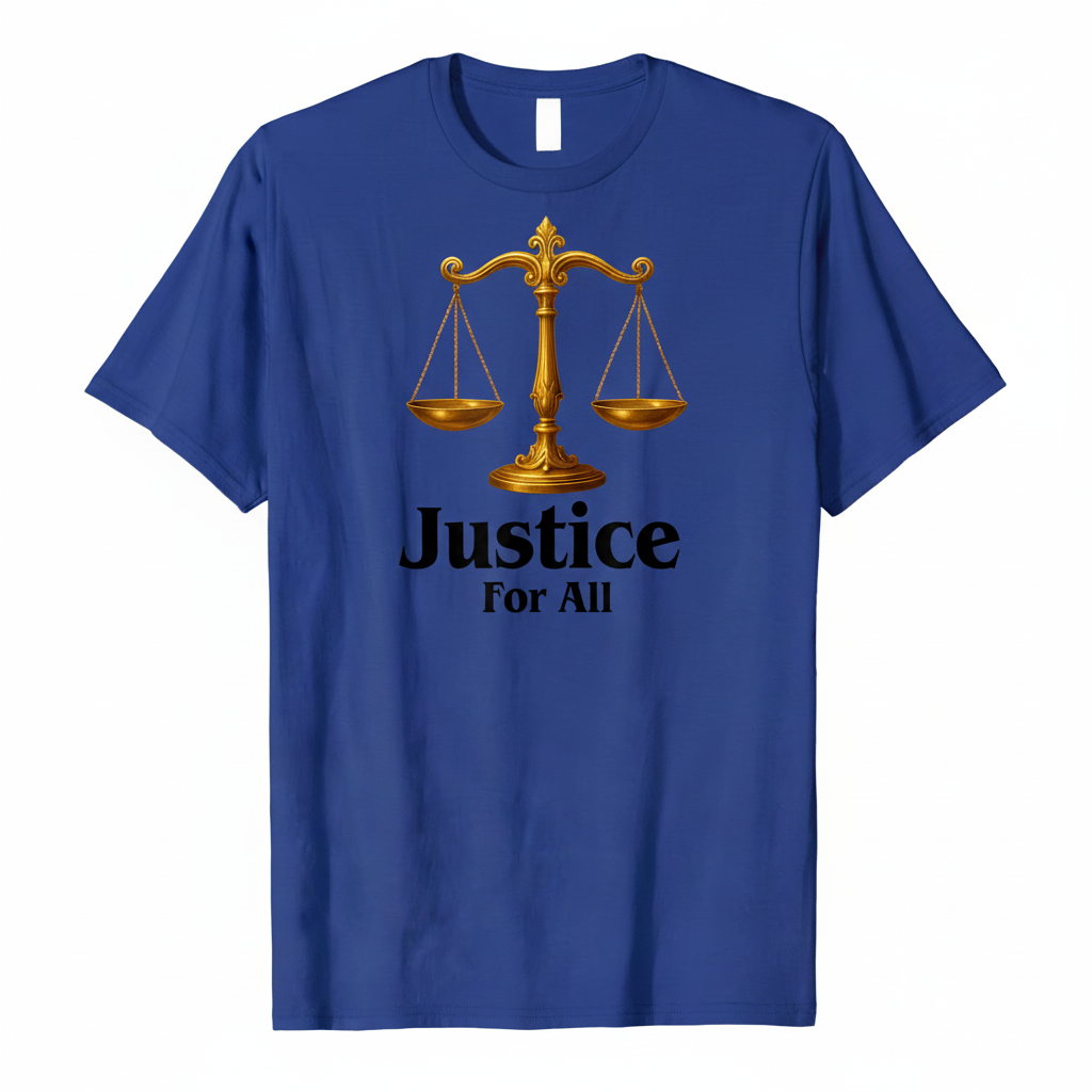 Justice for All Royal Blue T-Shirt