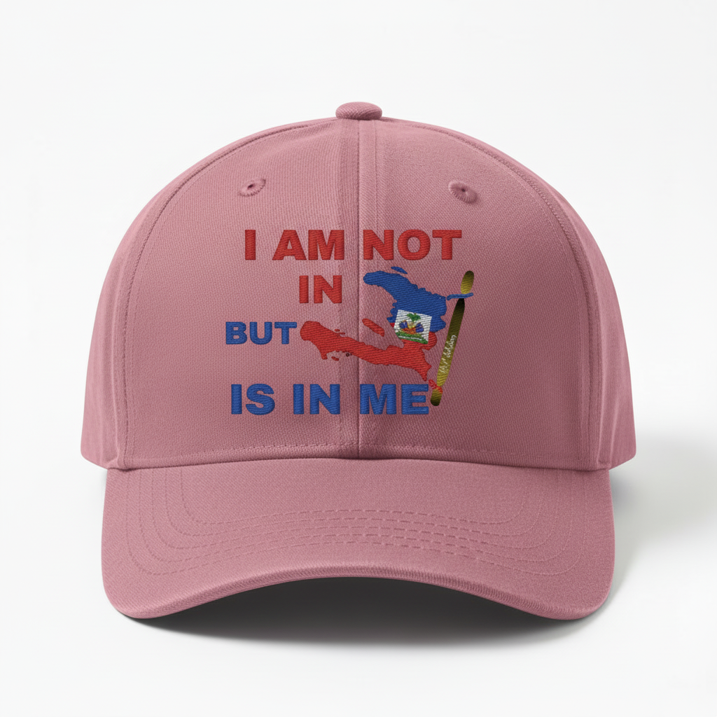 Pink Haiti pride baseball cap
