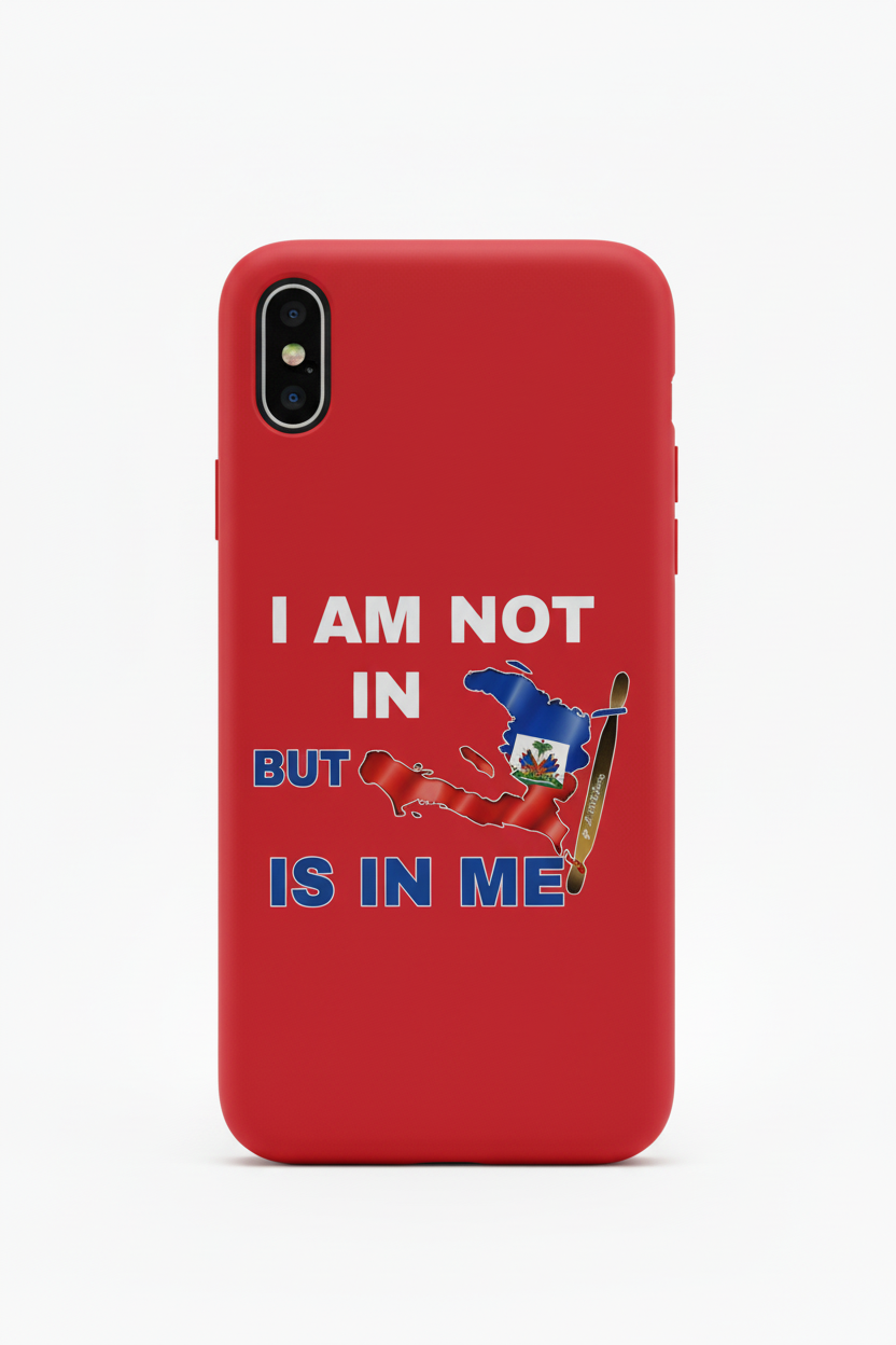 Red Haiti Pride Phone Case