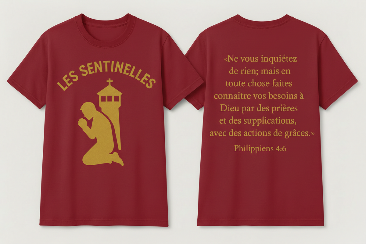 Les Sentinelles - Gold Wordings T-Shirt