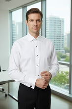 "Richard" White Spread Collar Shirt