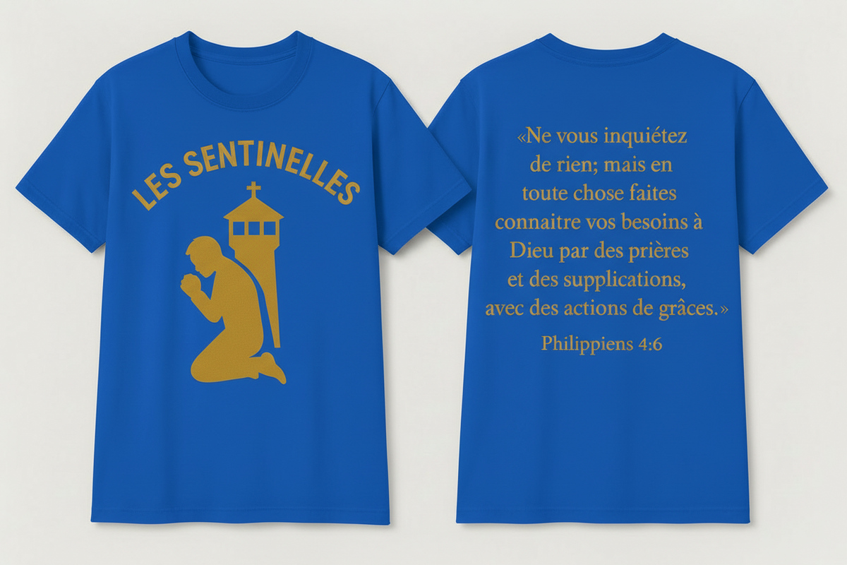 Les Sentinelles - Gold Wordings T-Shirt